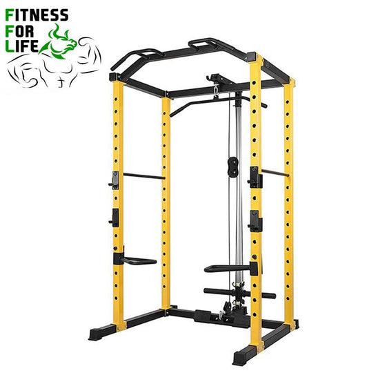 Power Rack + Pulley Bundle (Metal plates)