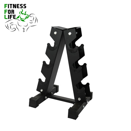 90 lb HEX Dumbbells set + 3 pair rack