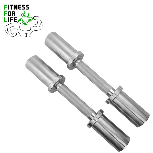 Olympic Loadable Dumbbell Handle with Collars (Hand Bar)